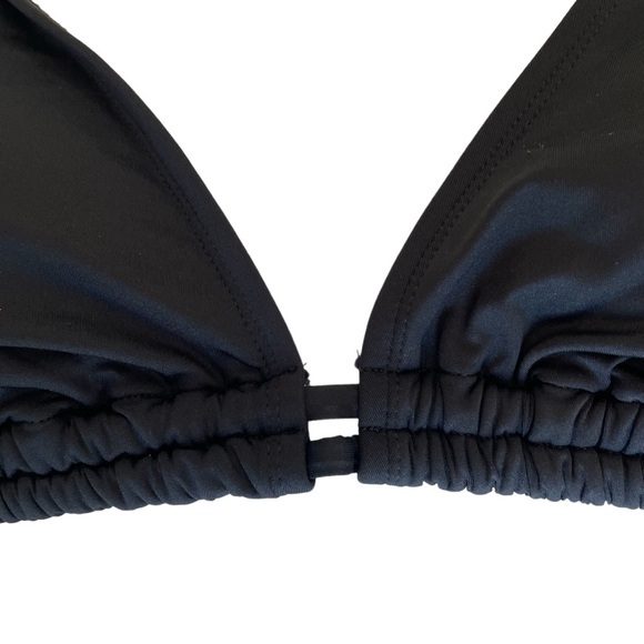 KONA SOL DOUBLE TUNNEL BIKINI TOP. BLACK. LARGE. - Picture 4 of 10